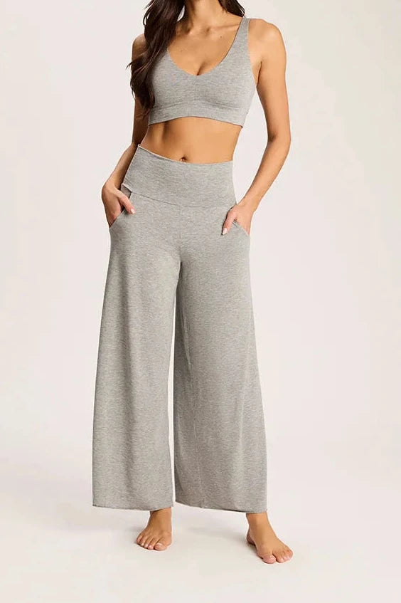 COMMANDO BUTTER WIDE LEG PANT GREY