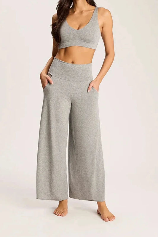 COMMANDO BUTTER WIDE LEG PANT GREY