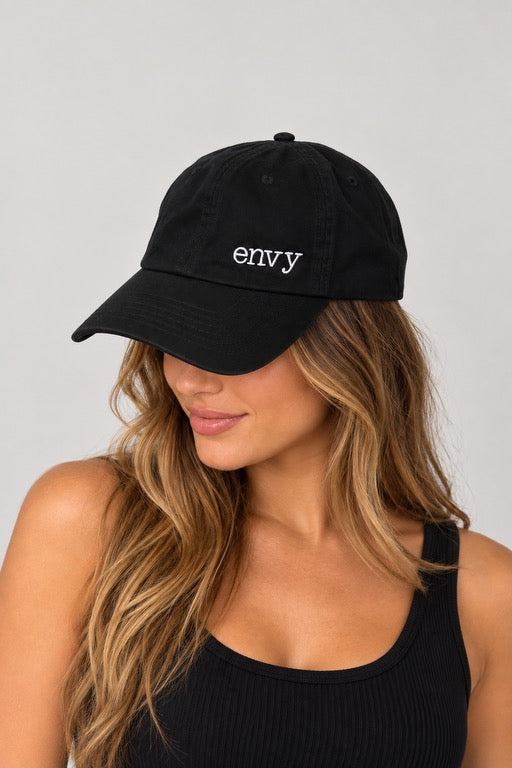 BLACK ENVY BASEBALL CAP
