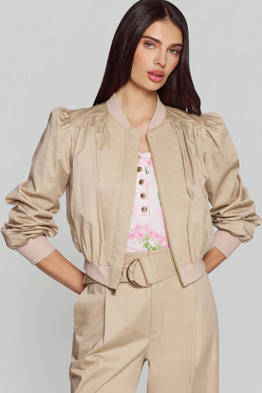 SARIAH SATEEN BOMBER