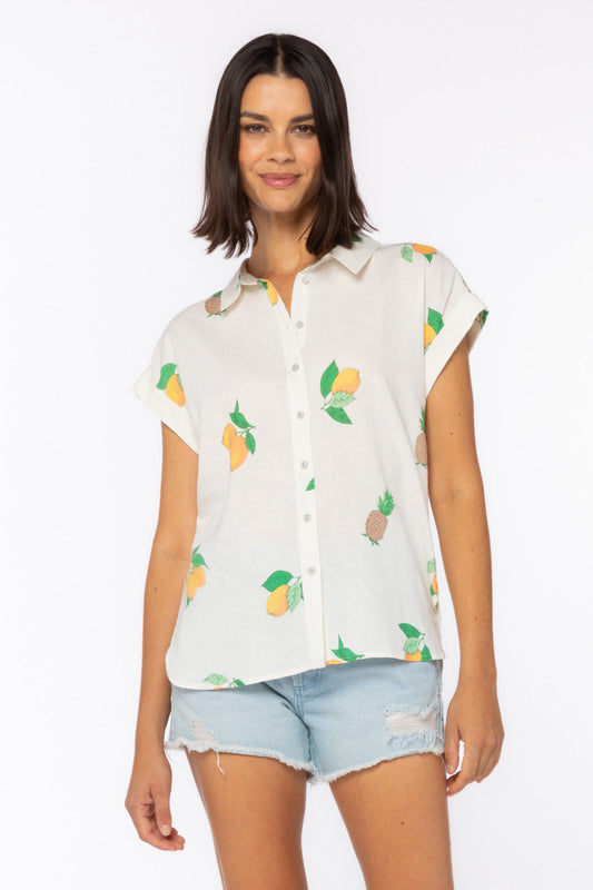 PINEAPPLE AND LEMON TOP