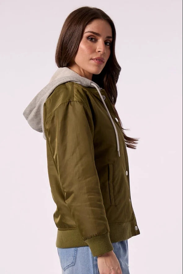 BAILEY BOMBER WITH HOODIE INSERT