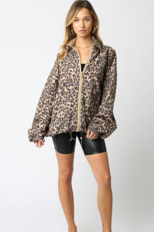 BROWN LEOPARD JACKET