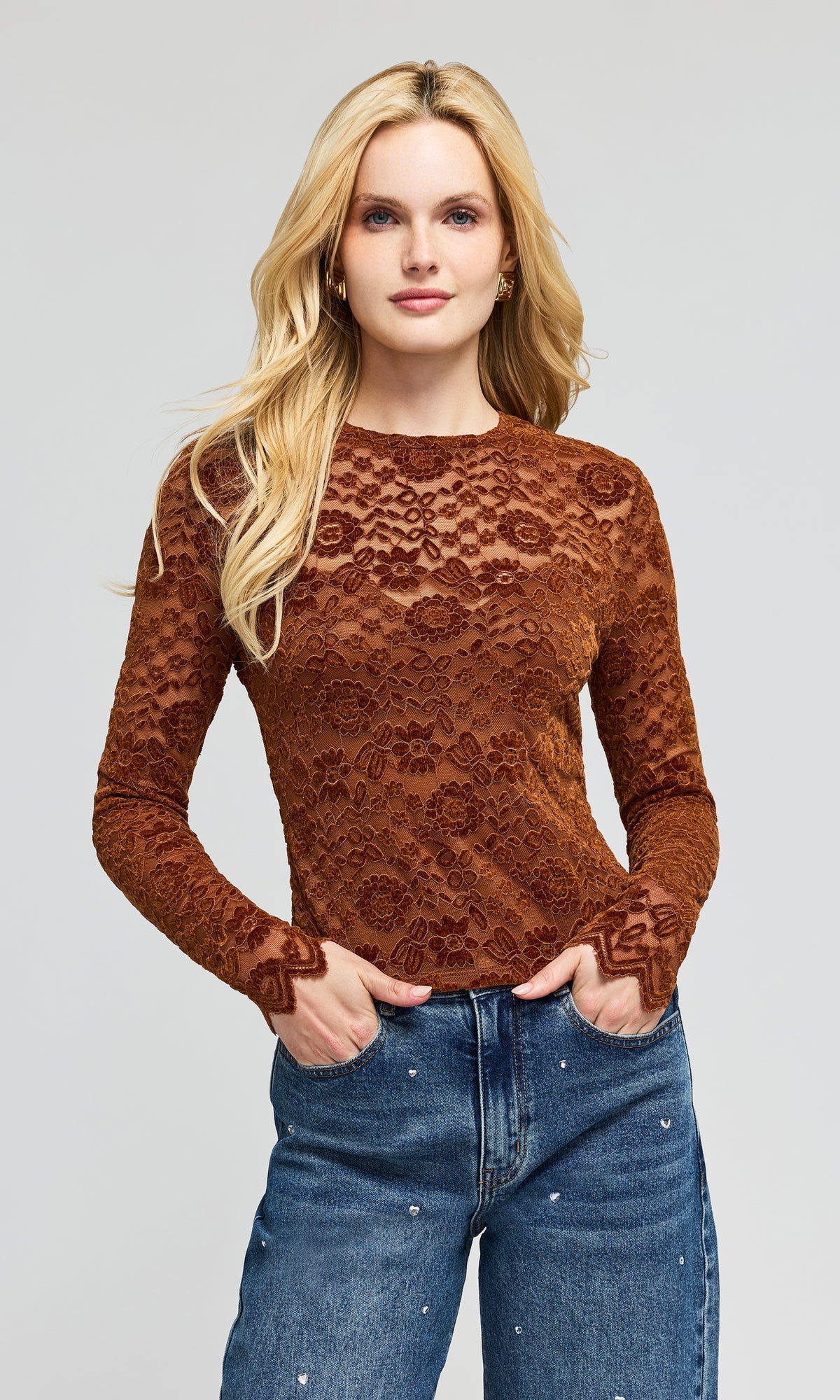 GRACIE VELVET TOP