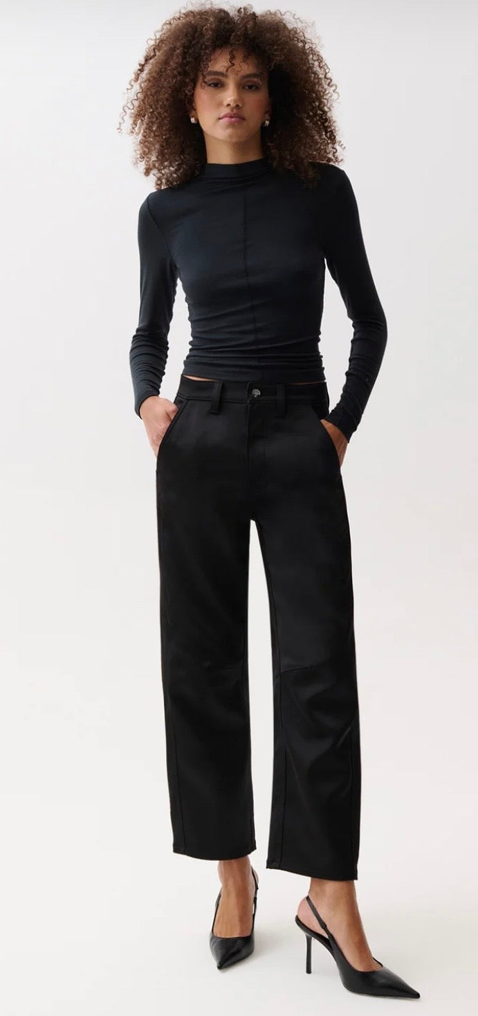 BEAU SATEEN CRESCENT PANT