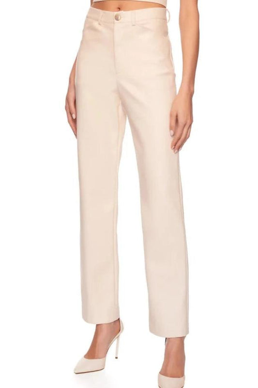 BLANCHED LEATHER PANT