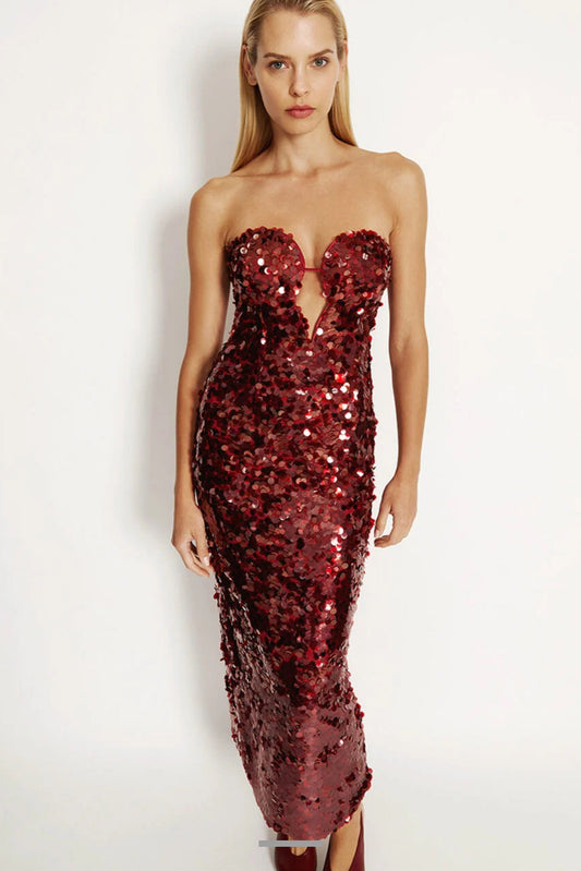 BRAYA SEQUIN DRESS