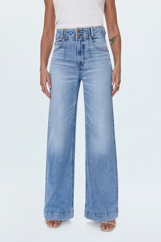LANA DBL BUTTON HIGH RISE