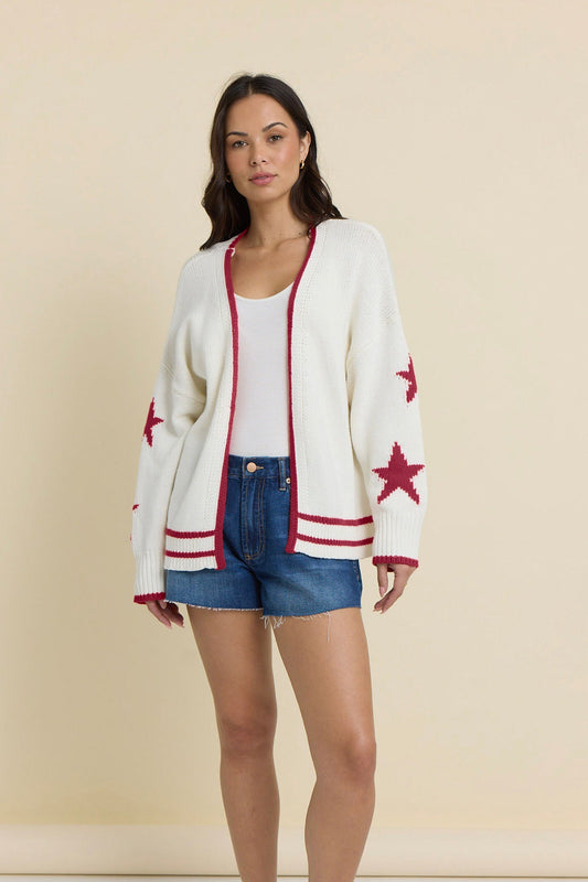 AMERICAN FLAG CARDIGAN