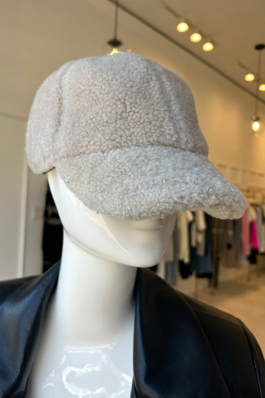 BEIGE BASEBALL CAP