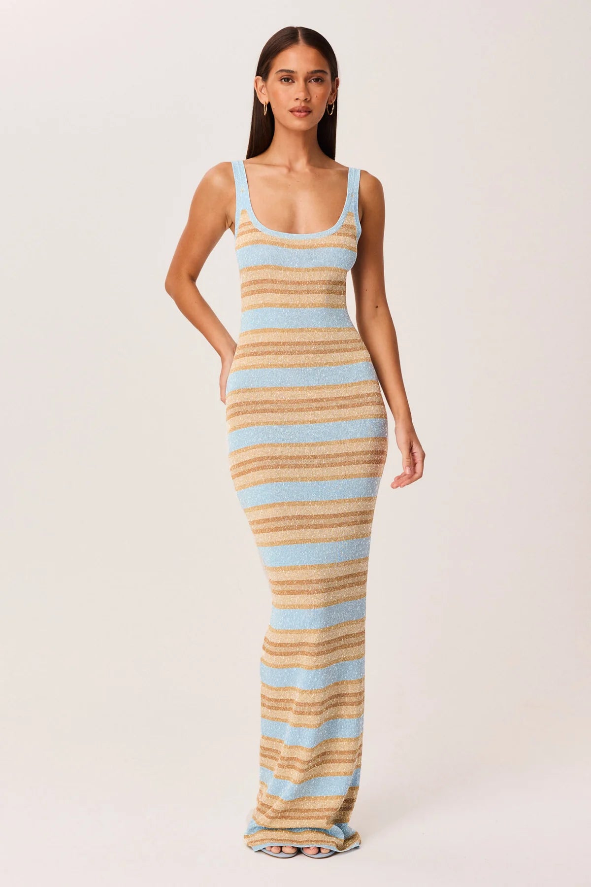 MALINA MAXI SHIMMER DRESS