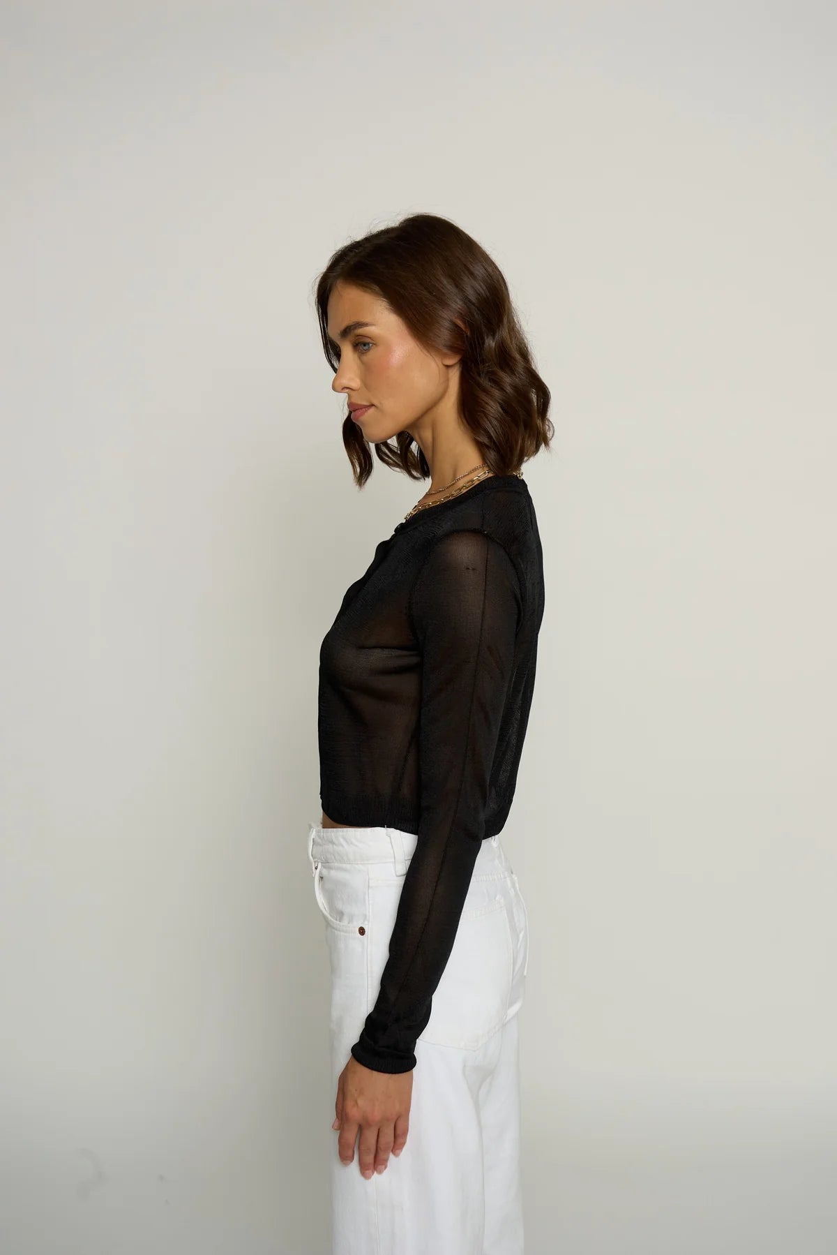 SHEER CARDIGAN