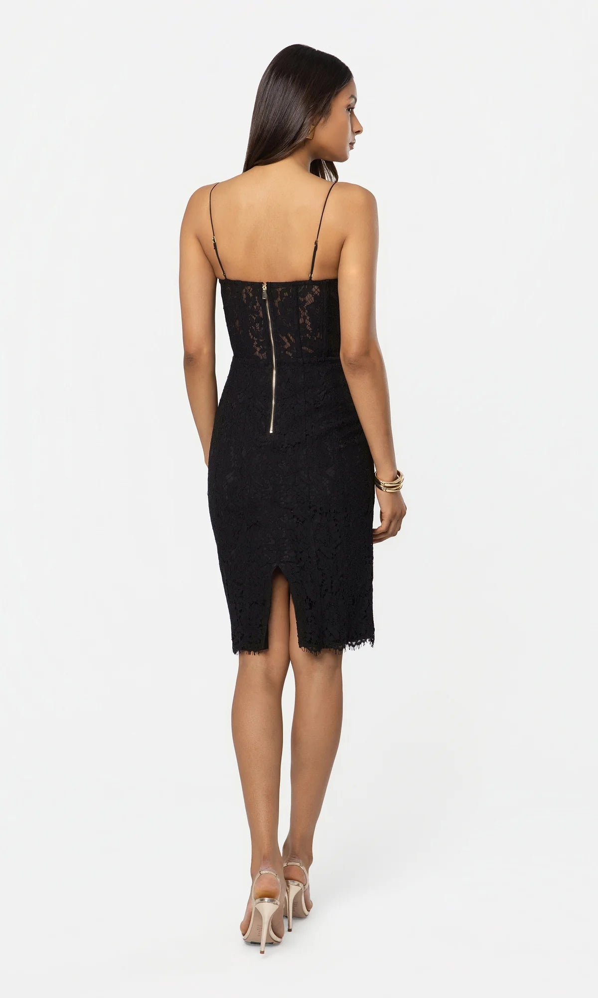 LEONIE LACE BUSTIER DRESS