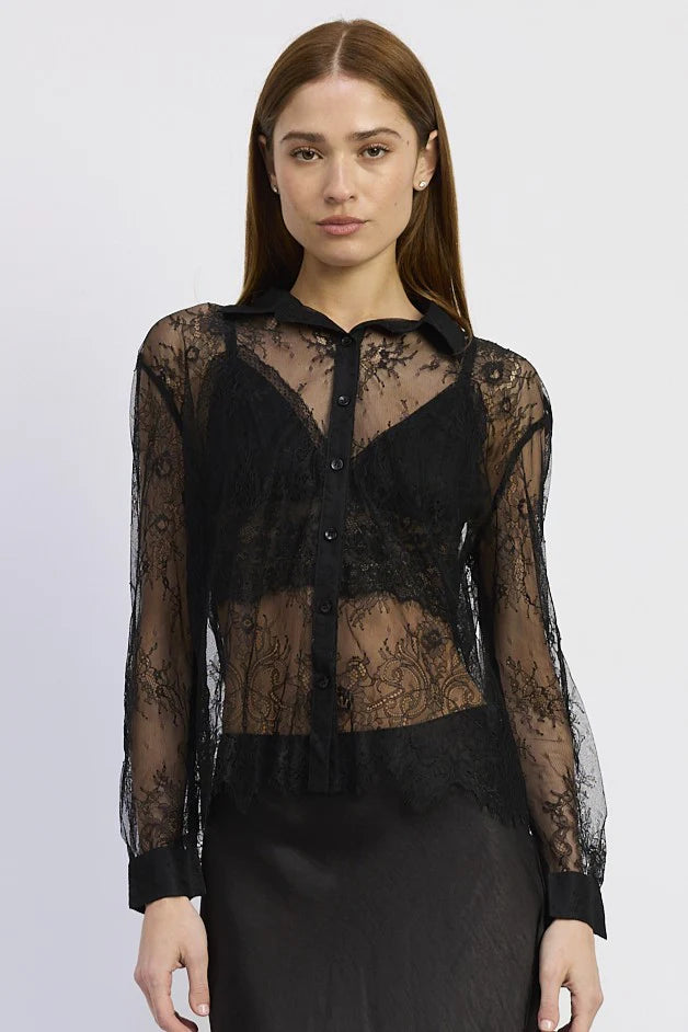 SHELBY SHEER TOP