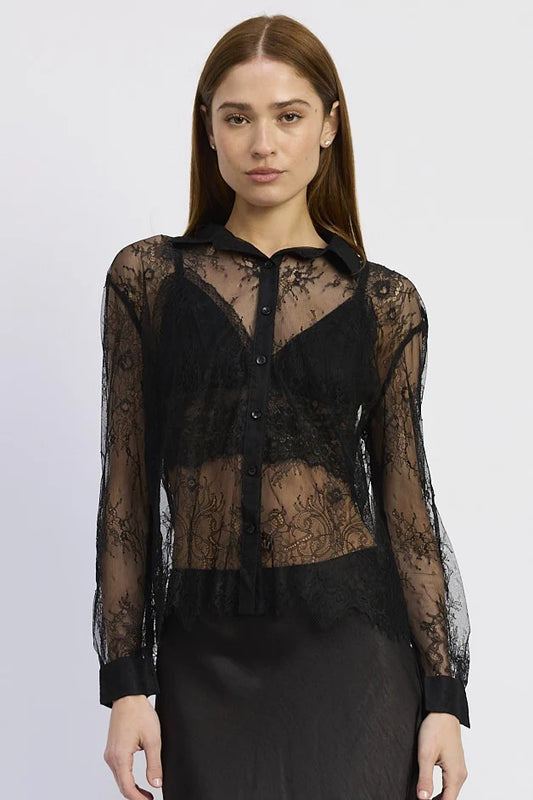 SHELBY SHEER TOP