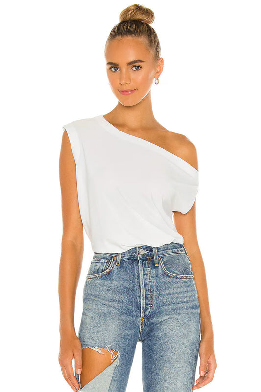 DROP SHOULDER TOP