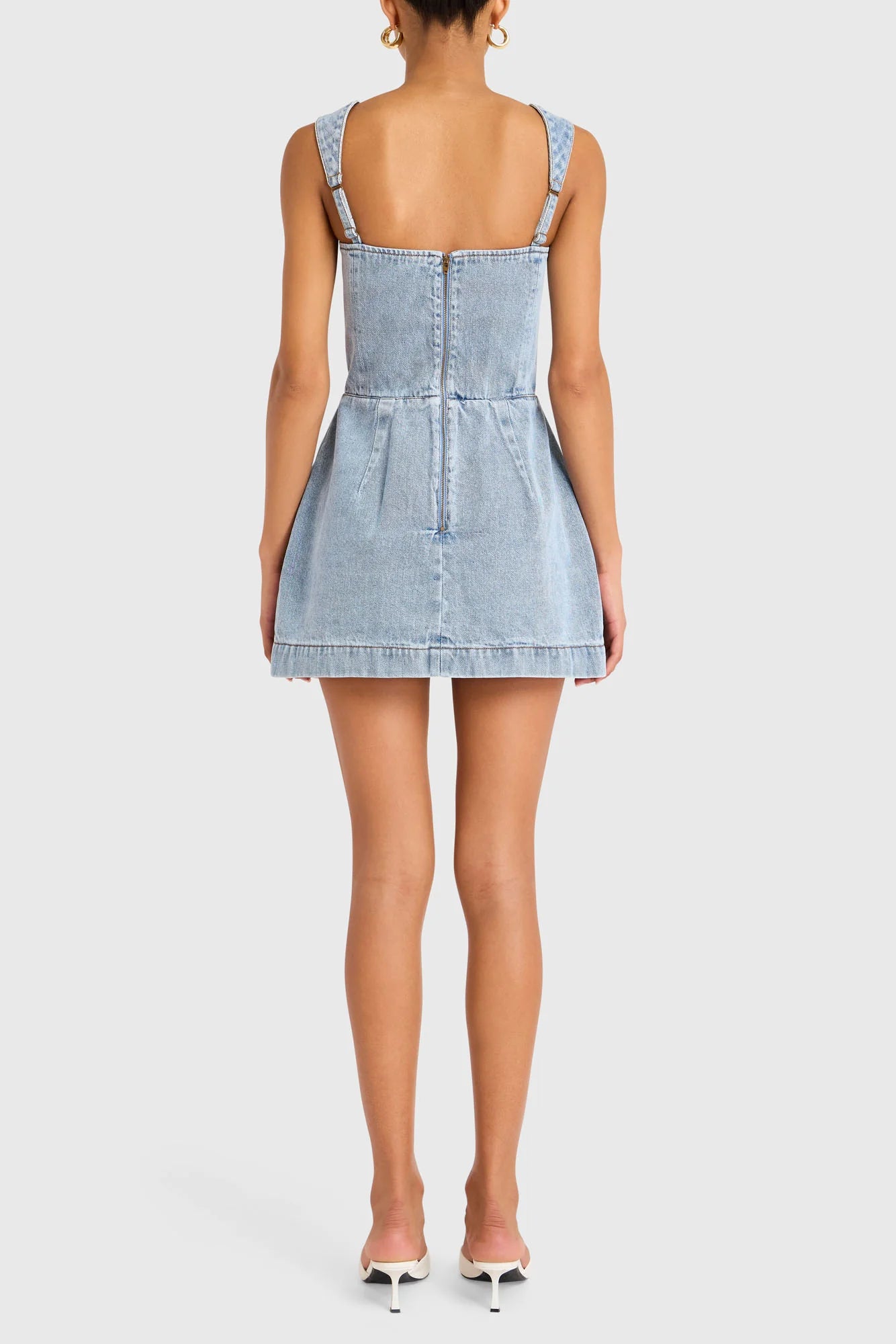 BETHANY SKORT ROMPER DENIM