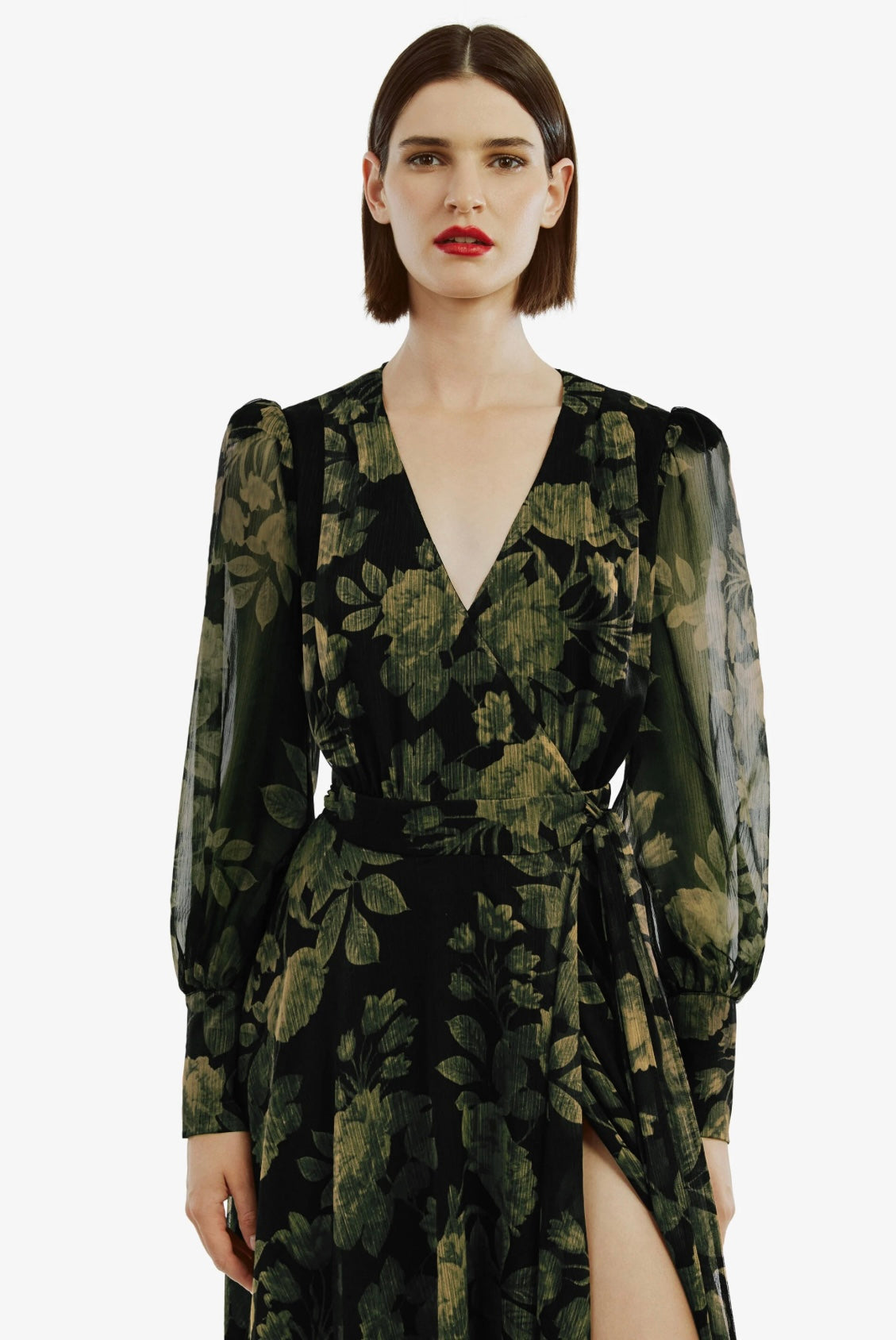 LUCIANNA MAXI WRAP DRESS