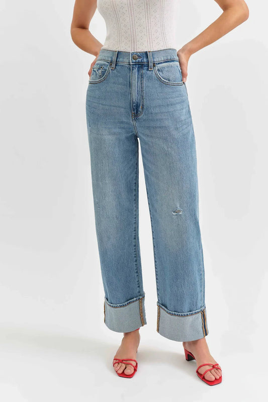 EASYSIDE  CUFF DENIM
