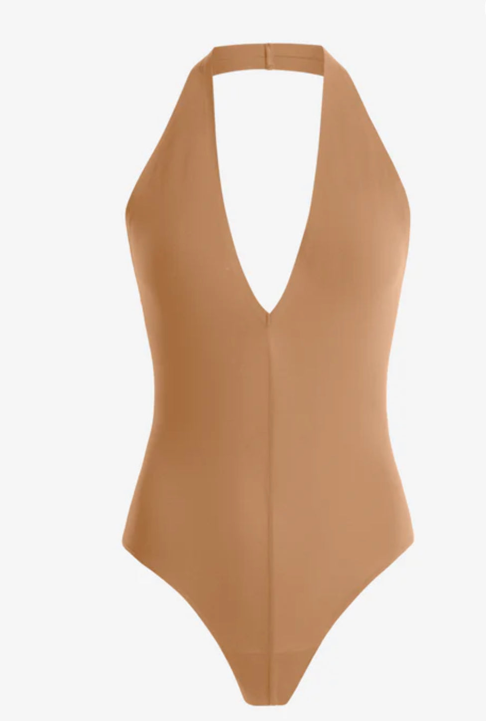 COMMANDO BALLET DEEP PLUNGE HALTER BODYSUIT