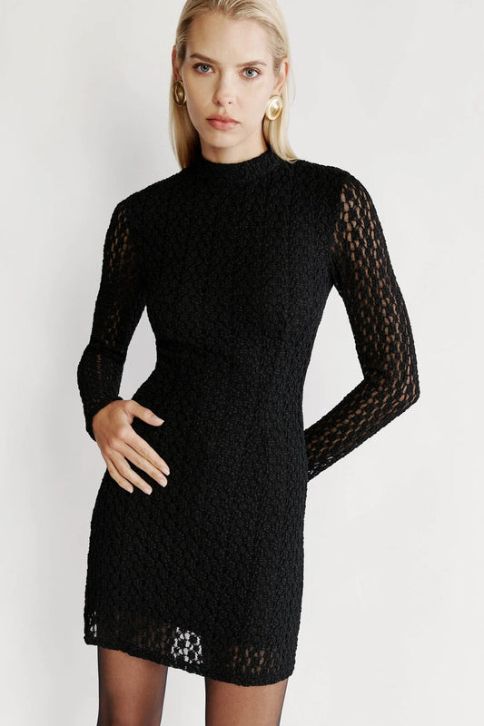 VEZZA FLORAL MESH DRESS