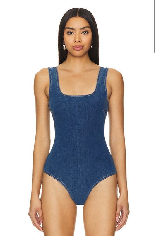 DENIM BODYSUIT