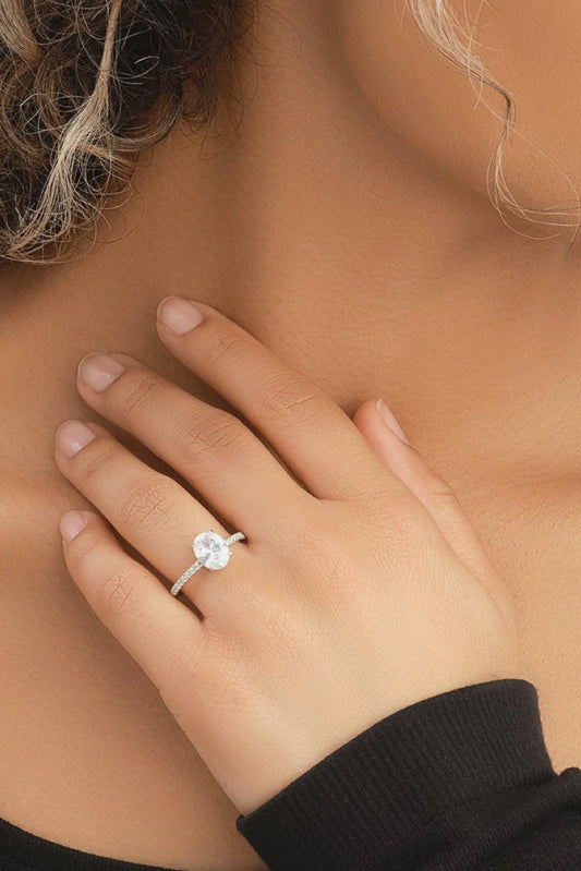 OVAL PROMISE RING