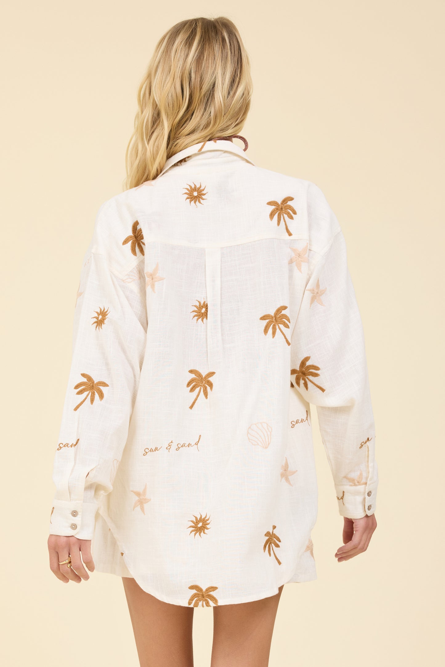 PALM BUTTON DOWN SHIRT