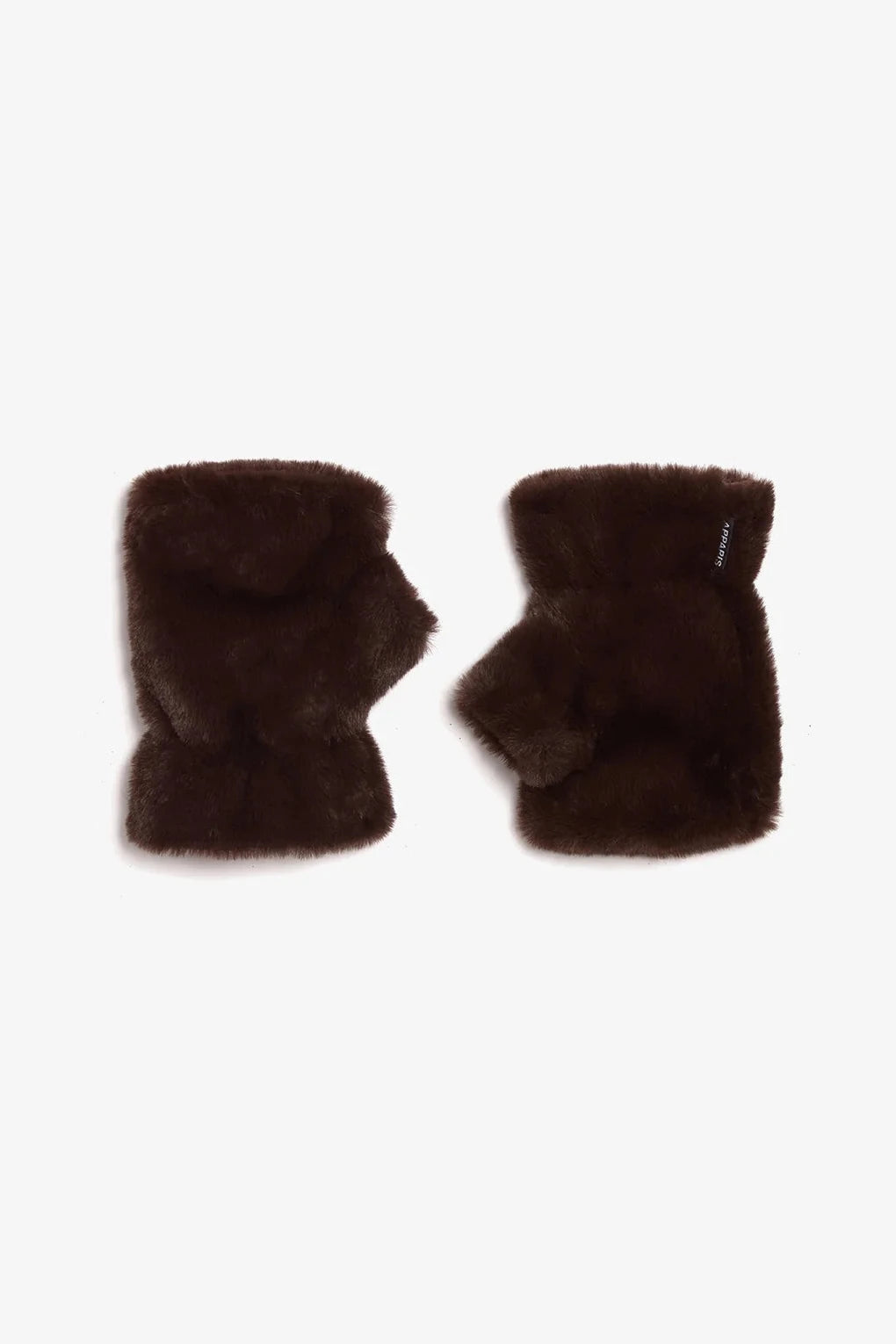 ARIEL FINGERLESS GLOVES ESPRESSO ￼