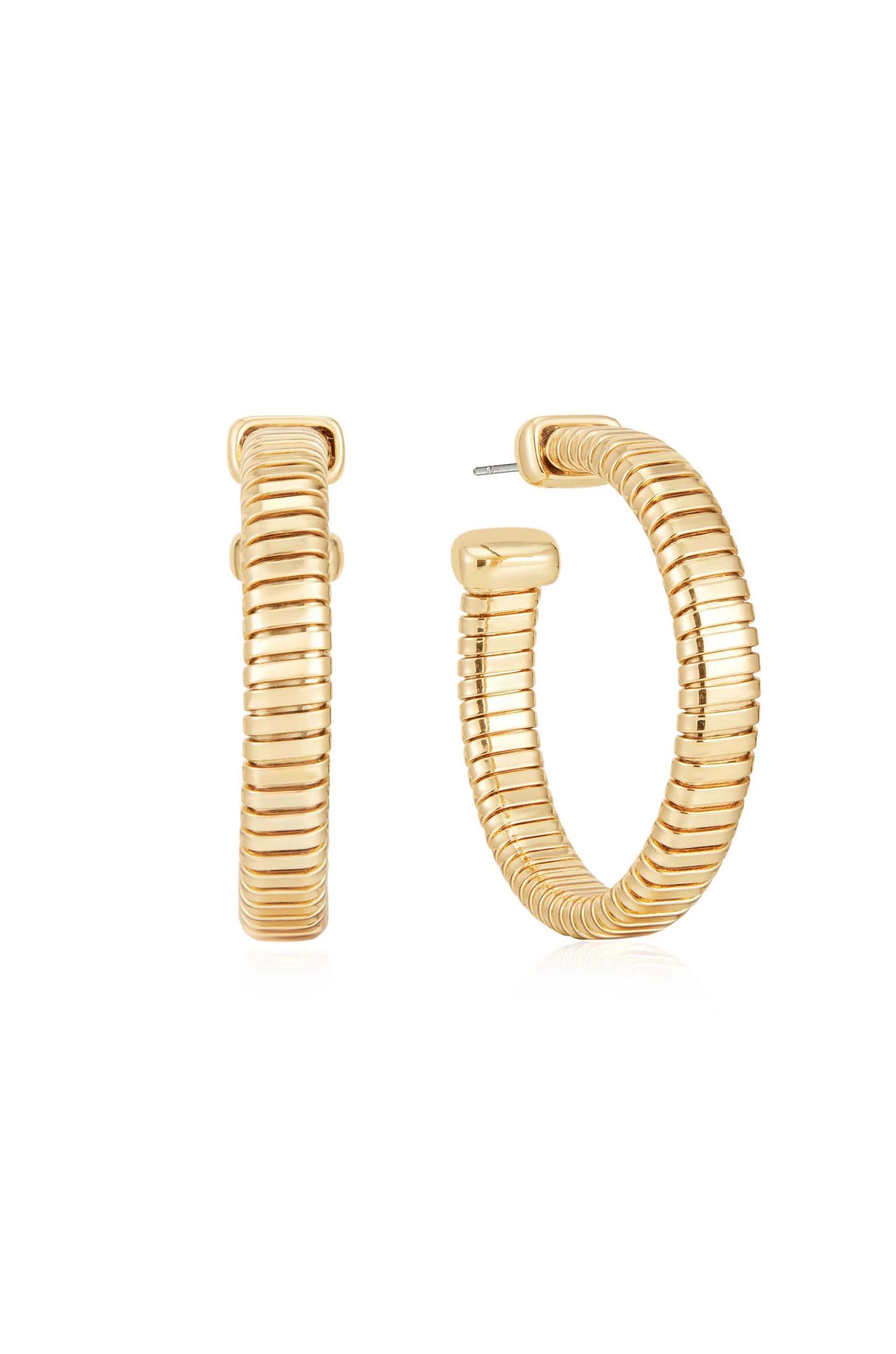 FLEX GOLD HOOPS