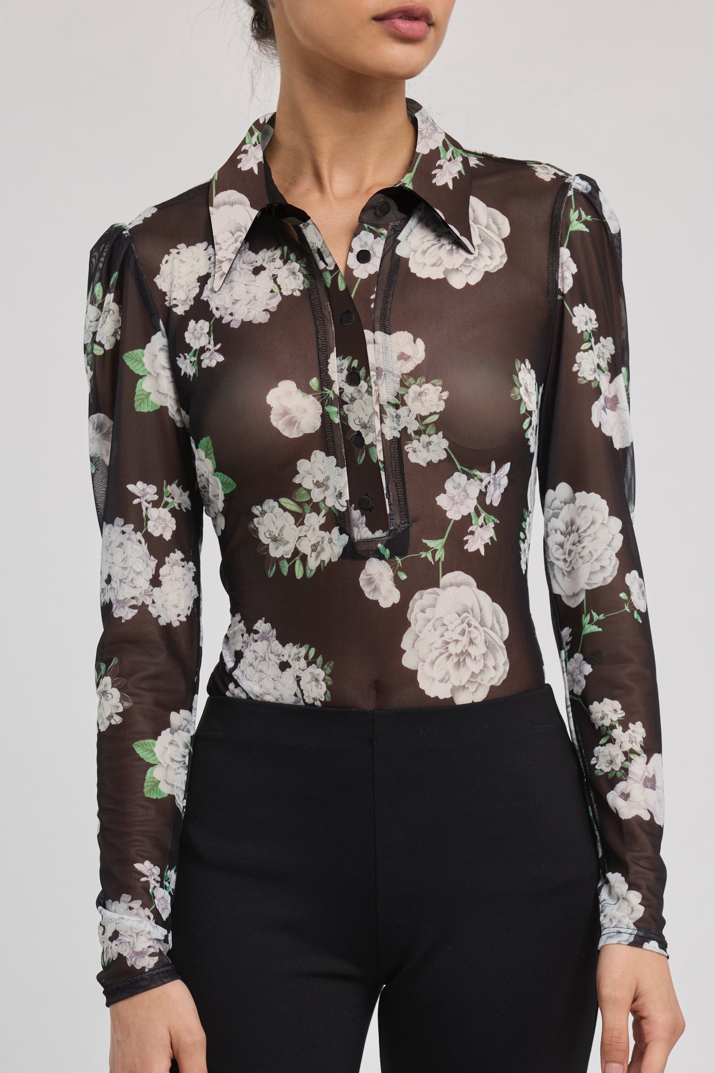 GARDENIA MESH TOP