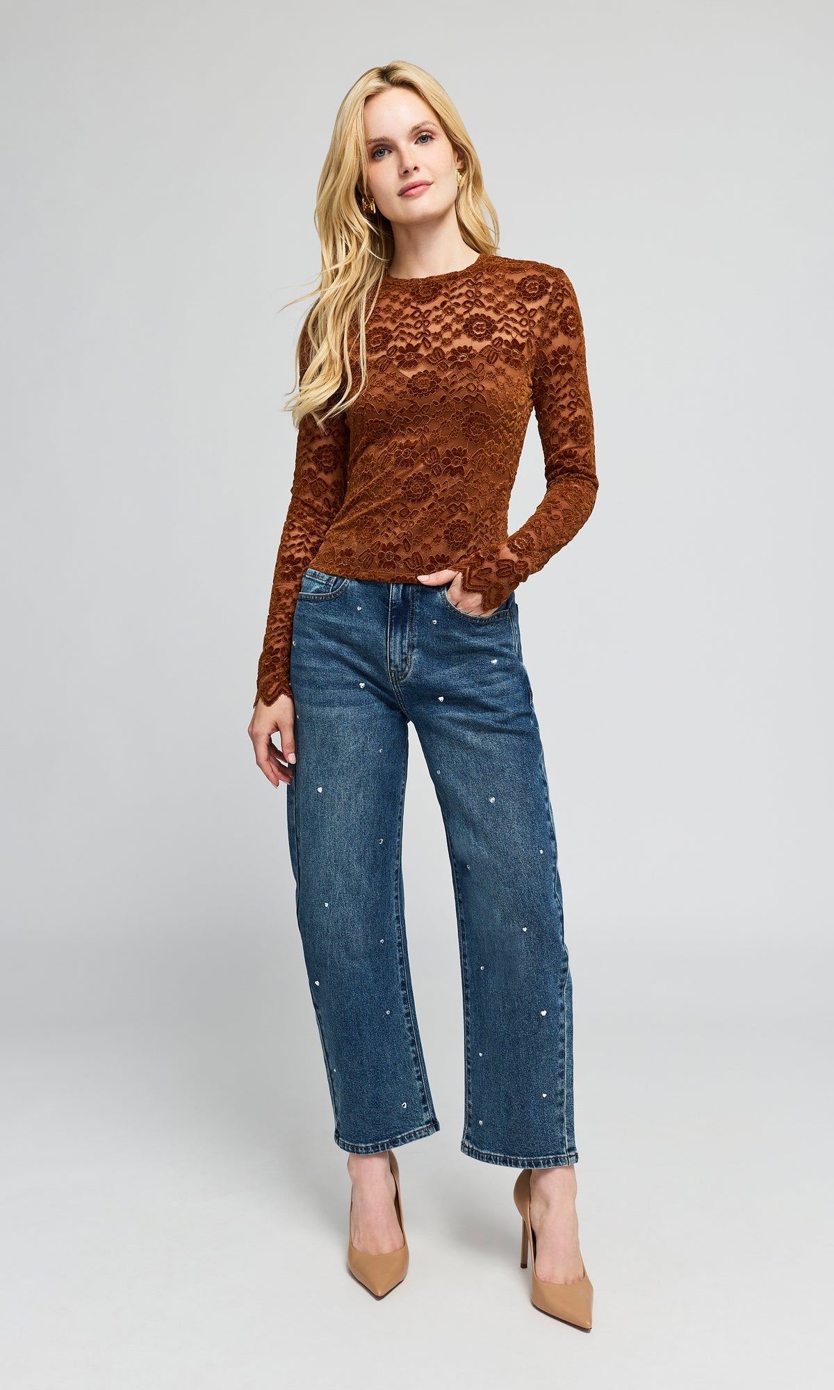GRACIE VELVET TOP