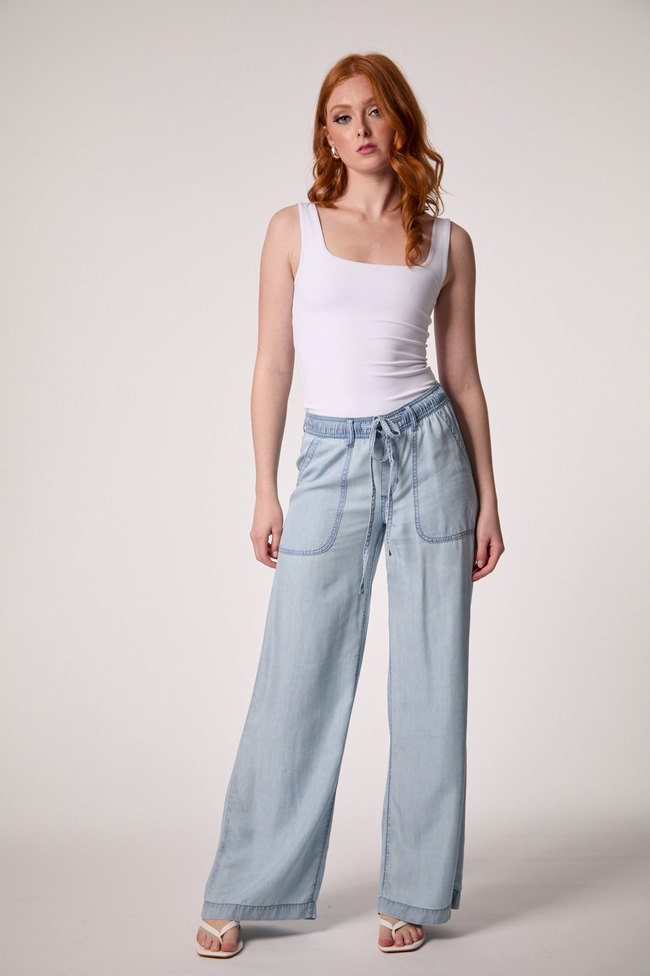 SCARLET DRAWSTRING UTILTY PANT