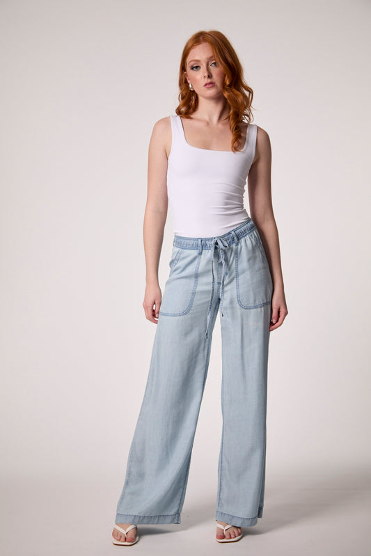 SCARLET DRAWSTRING UTILTY PANT