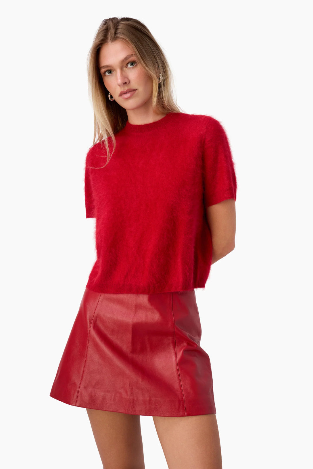 CILLIAN LEATHER MINI SKIRT