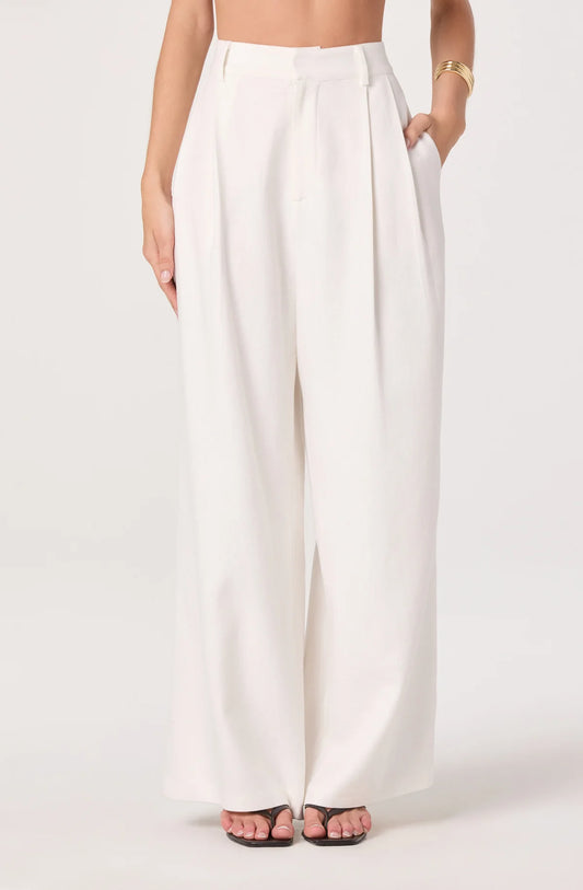 TALULLA WIDE-LEG LINEN PANT