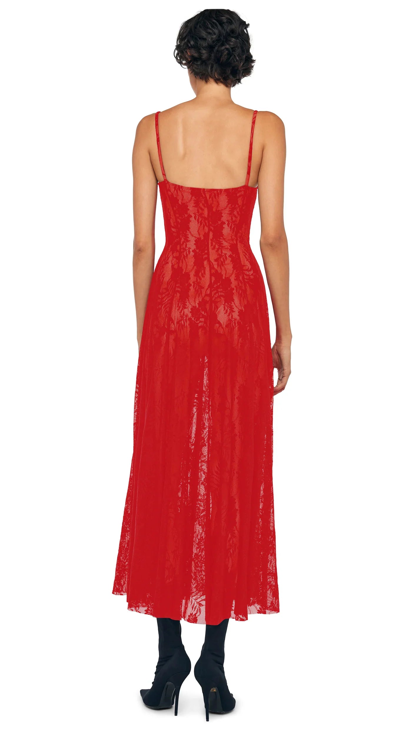 UNDERWIRE MID-CALF DRESS