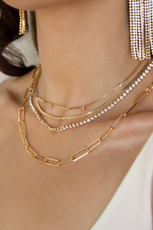 MIXED CHAIN NECKLACE SET