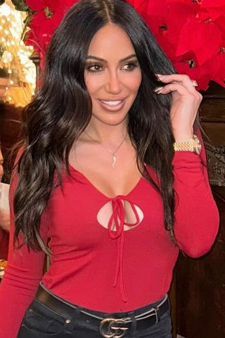 BERRY TIE TOP