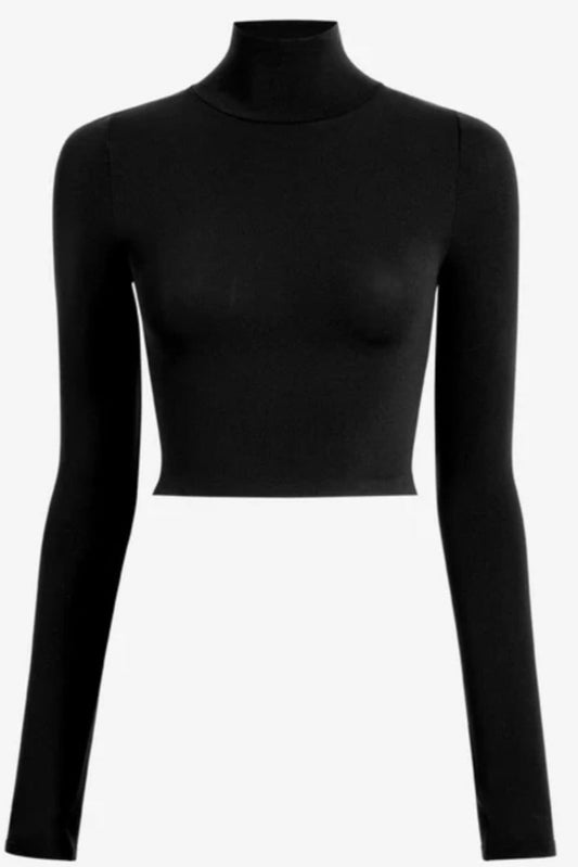 TURTLENECK CROP TOP
