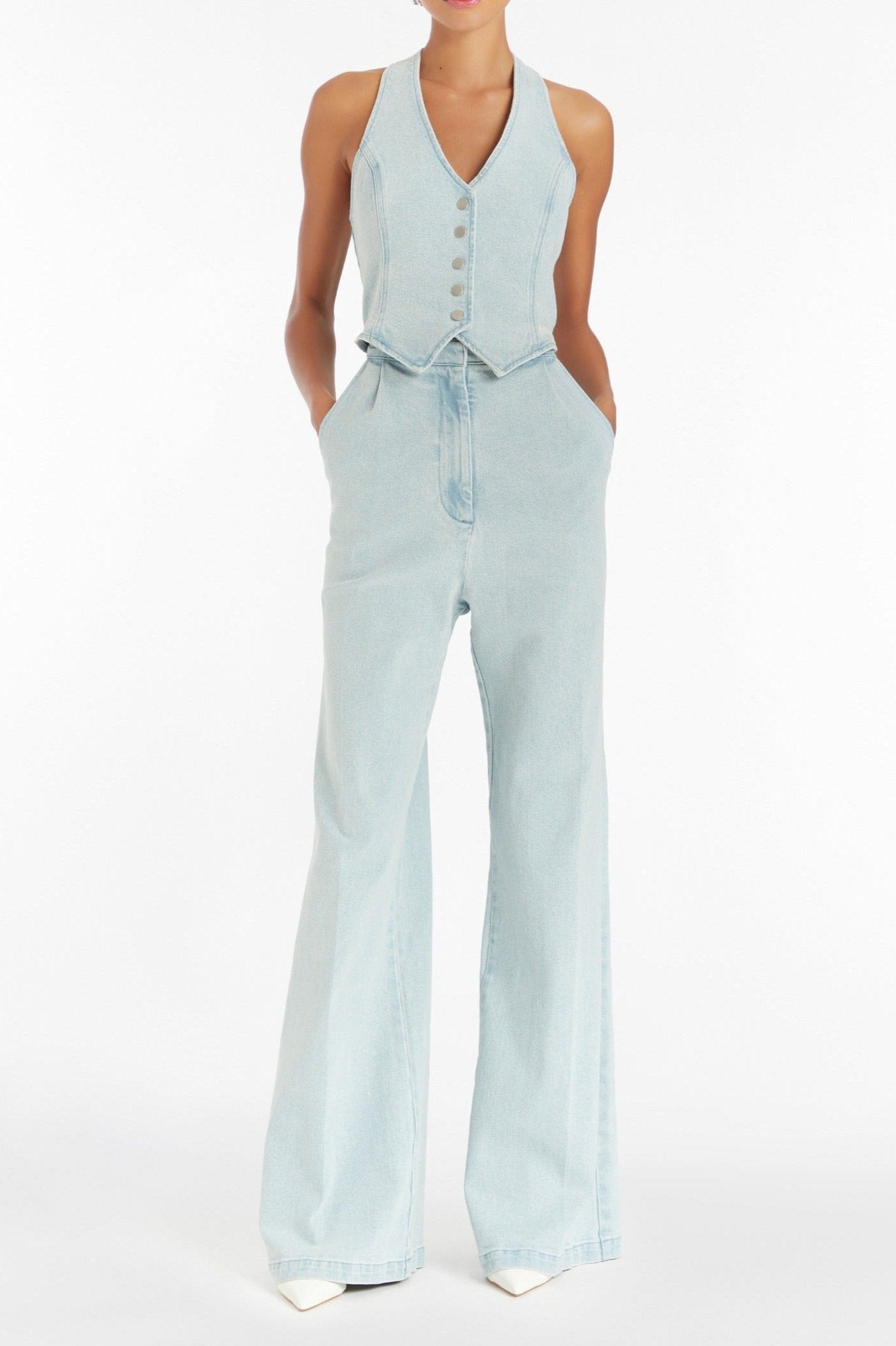 ETHAN DENIM JUMPSUIT