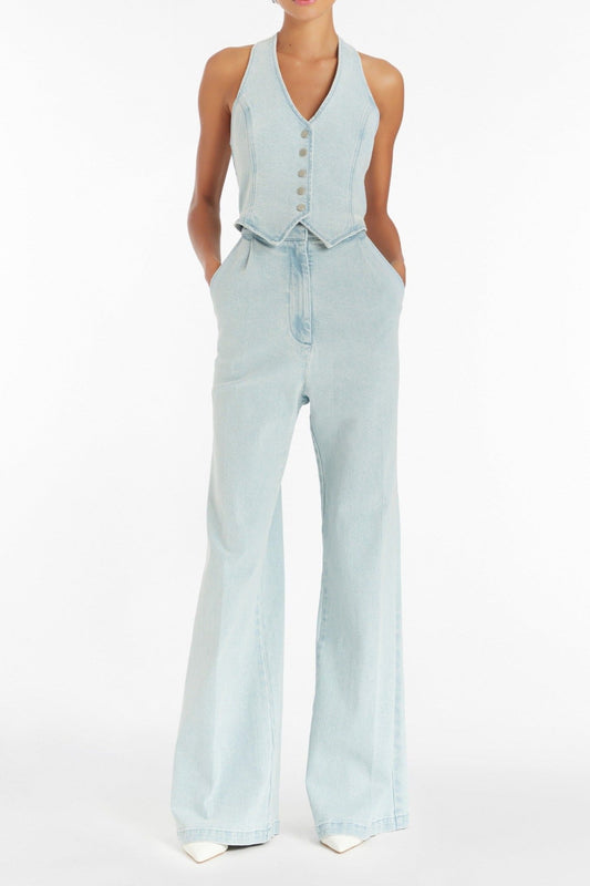 ETHAN DENIM JUMPSUIT