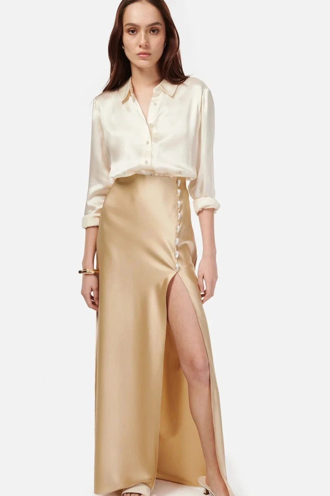 NOLEE SLIT SKIRT