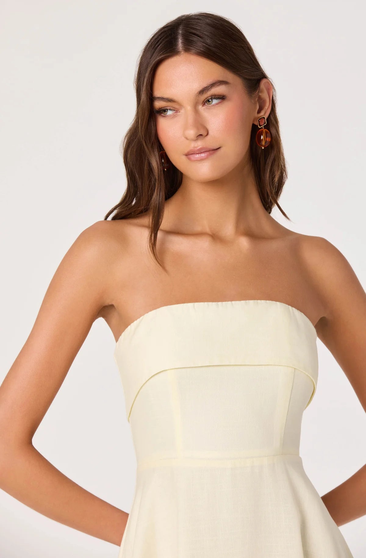 XIMENA STRAPLESS DRESS