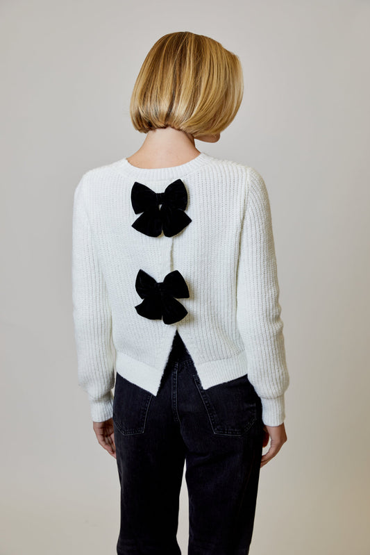 SHELBY BOW SWEATER