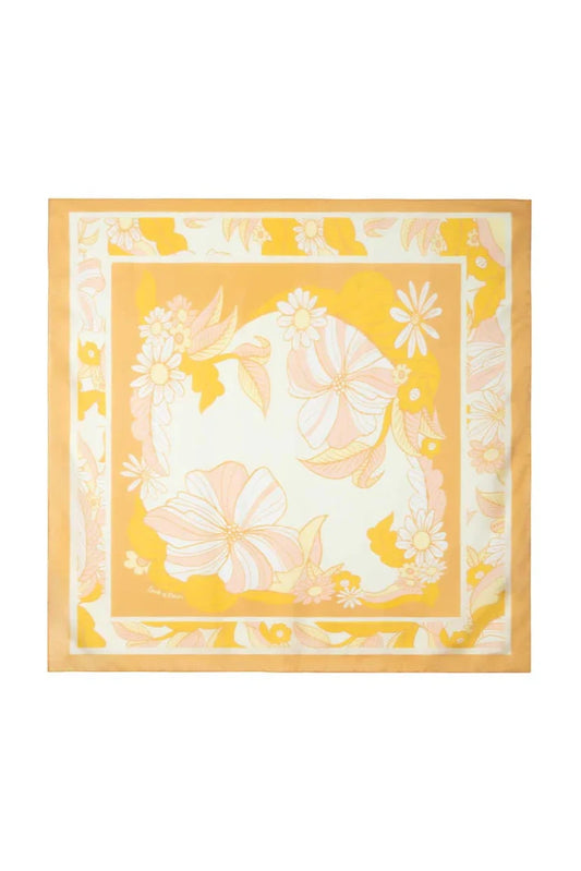 RETRO FLORAL SCARF