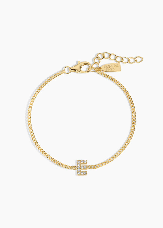 INITIAL BRACELET E
