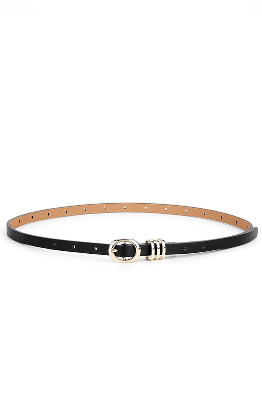 CLASSIC SKINNY BELT IN BLACK
