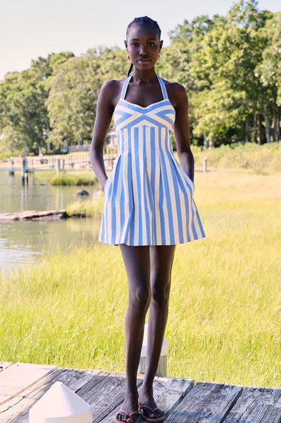 KATE STRIPED MINI DRESS