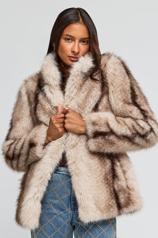 GENESIS FAUX FUR JACKET